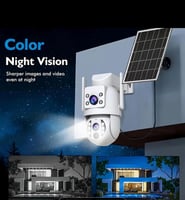 كاميرات طاقة شمسية واي فاي بعدستين