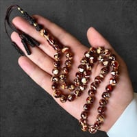 سبحة كسار كهرمان لبناني 10 ملم