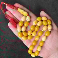 سبحة تراب كهرمان بولندي برائحة 11.6 ملم