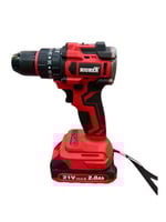 دريل بطاريات 21 فولت راس حديد HIGHER