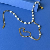 pearls hand chain