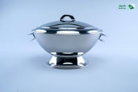 زبدية بقاعدة بغطاء ترمنتينا مقاس 24سم