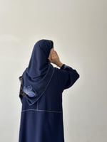 عباية #119 ( تطريز ) لون كحلي