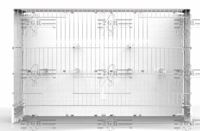 غطاء خلفي لقفص 2GR مقاس 58 سم