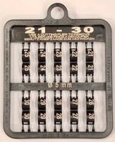 حجل كبس مقاس 5 مم بأرقام من 21 الى 30 R4W