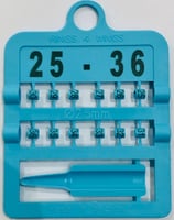 حجل بمقاس 2.5مم بلاستيك ارقام 25-36 R4W