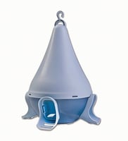 معلف بذور للحدائق والمطاير ( لون ازرق )