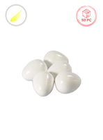 بيض أبيض بلاستيك بحجم وسط 2GR