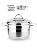 أفضل حلل استانلس تركي، طقم 12 قطعة، بادريق