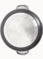 قدر طبخ جرانيت، متعددة الأحجام، يد استيل، لون رصاص...