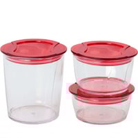 طقم علب بلاستيك