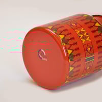 سطل سمن غضار تراثي متعدد الأحجام لون أحمر من بادري...