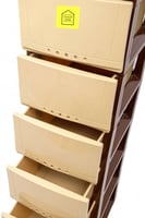 أدراج تخزين بلاستيك 6 أدراج