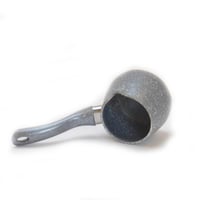 كنكة قهوة جرانيت رمادي متعددة الأحجام