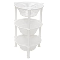 رفوف بلاستيك للمطبخ دائرية