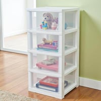 ادراج بلاستيك للتخزين لون شفاف، من كونسبت هوم