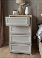 دولاب ادراج بلاستيك عريضة، متعدد المقاسات، من كونس...