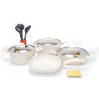 طقم قدور الجرانيت الأمل 13 قطعة