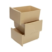 ادراج بلاستيك للتخزين 3 أدوار متعددة الألوان