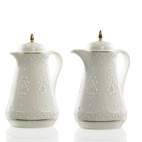 طقم ترامس روز قهوة وشاي فخمة ، سعة 1 لتر، موديل 21...