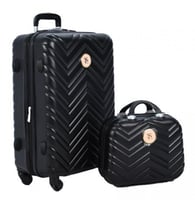 ستار لاين طقم شنط سفر فايبر من 4 حقائب و 1 شنطة مك...