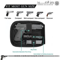 شنطة مسدس 9 ملم + 2 مخزن