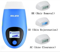 جهاز ليزر ملاي T3 بثلاث عدسات - 500 ألف ومضة