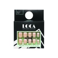 لوكا اظافر صناعية لصق ذاتي - لون فرنسي - شكل الطبي...