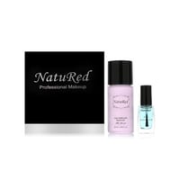 مزيل طلاء الأظافر برائحة عطرية + مقوّي الأظافر