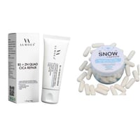 كريم مرطب الجسم مع كبسولات سنو وايت للتبييض