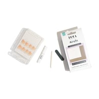 لوكا أظافر أكريلك A10 شكل الموند طبيعي لون فرنسي