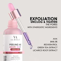 ALMOES PEELING ME الموس ، جذر عرق السوس، 50% AHA،...