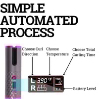 جهاز تمويج الشعر اللاسلكي