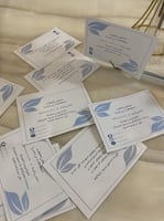 8 بطاقات مقاس 6 سم في 9 سم