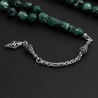 سبحة بكلايت عُثماني - اخضر مموج