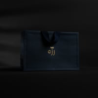 خاتم ملكي فضة عيار 925 بمقبض مُنقط - احمر معرق