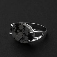 خاتم ملكي بمقبض عيار 925 - مٌنجم