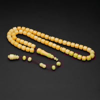 سبحة بكلايت بلجيكي تمليكة - اصفر