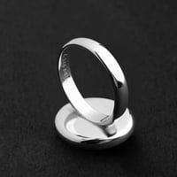 خاتم ملكي دائري عيار 925 - كحلي