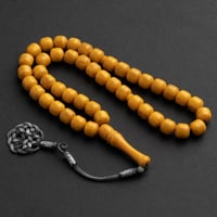 سبحة سندلوس عثماني شكة فضه - اصفر