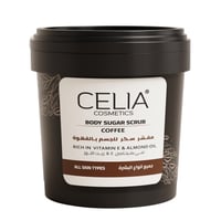 مقشر السكر الزيتي بالقهوة وزيت اللوز -600 غرام