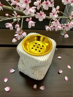 مبخره كونكريت صغيره مخططه ( الوان متعدده)