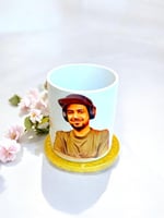 كوستر قهوه مزخرف (الالوان حسب الطلب )