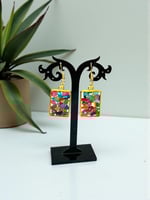 اقراط الاحجار الملونه