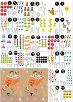 كراسة تعليم الارقام العربيه للاطفال مقاس A3