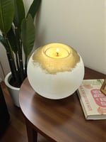 حامل شمعه تحفه فنيه (بدون شمعه )