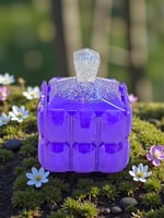 طقم ريزن 3 قطع باللون الموف والفضي