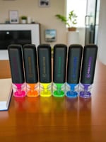 اقلام تظهير ٦الوان متنوعه (السعرللحبه)