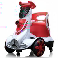 سيارة أطفال كهربائية فقاعات ، محركين 6V ريموت تحكم...