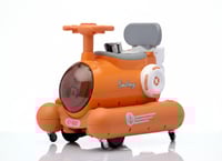 سيارة أطفال كهربائية بتصميم غواصة، 6V، محركين، ريم...